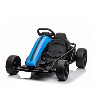 DRIFTKART Go-Kart 24 voltios, (SIN MANDO RC), AZUL - PARA DERRAPAR -AC-RZDK